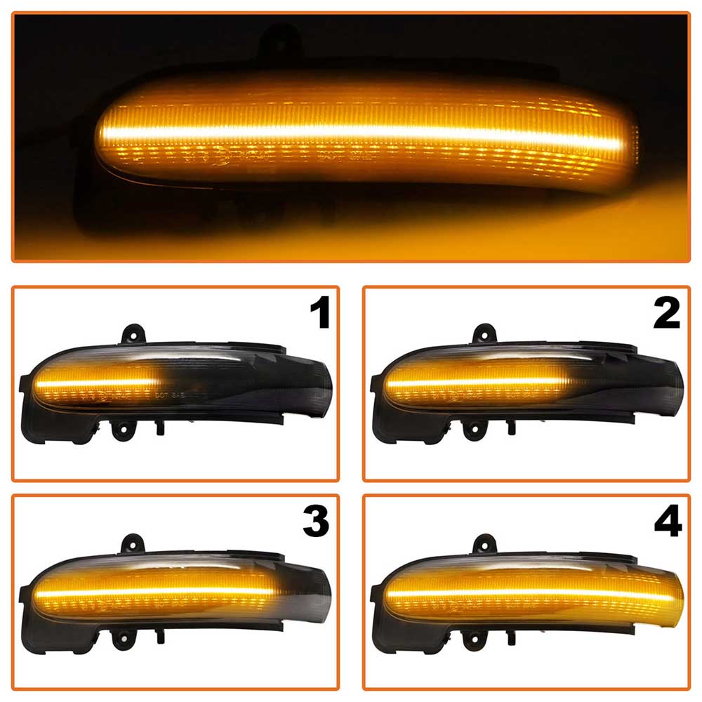 Mercedes C CL203/S203/W203 futófényes LED tükör indexlámpa szett 2001-2007