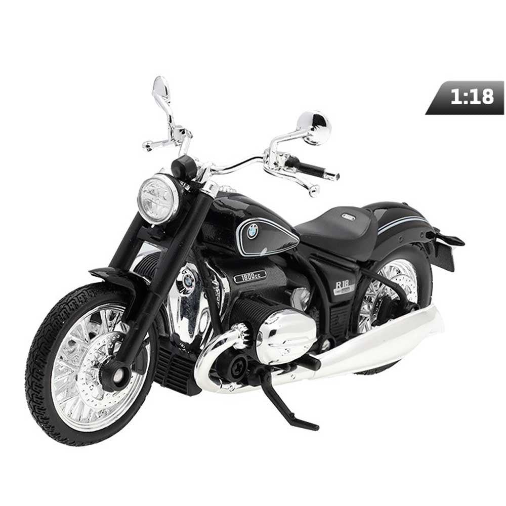 Motor modell – BMW R18 (1:18, fekete)