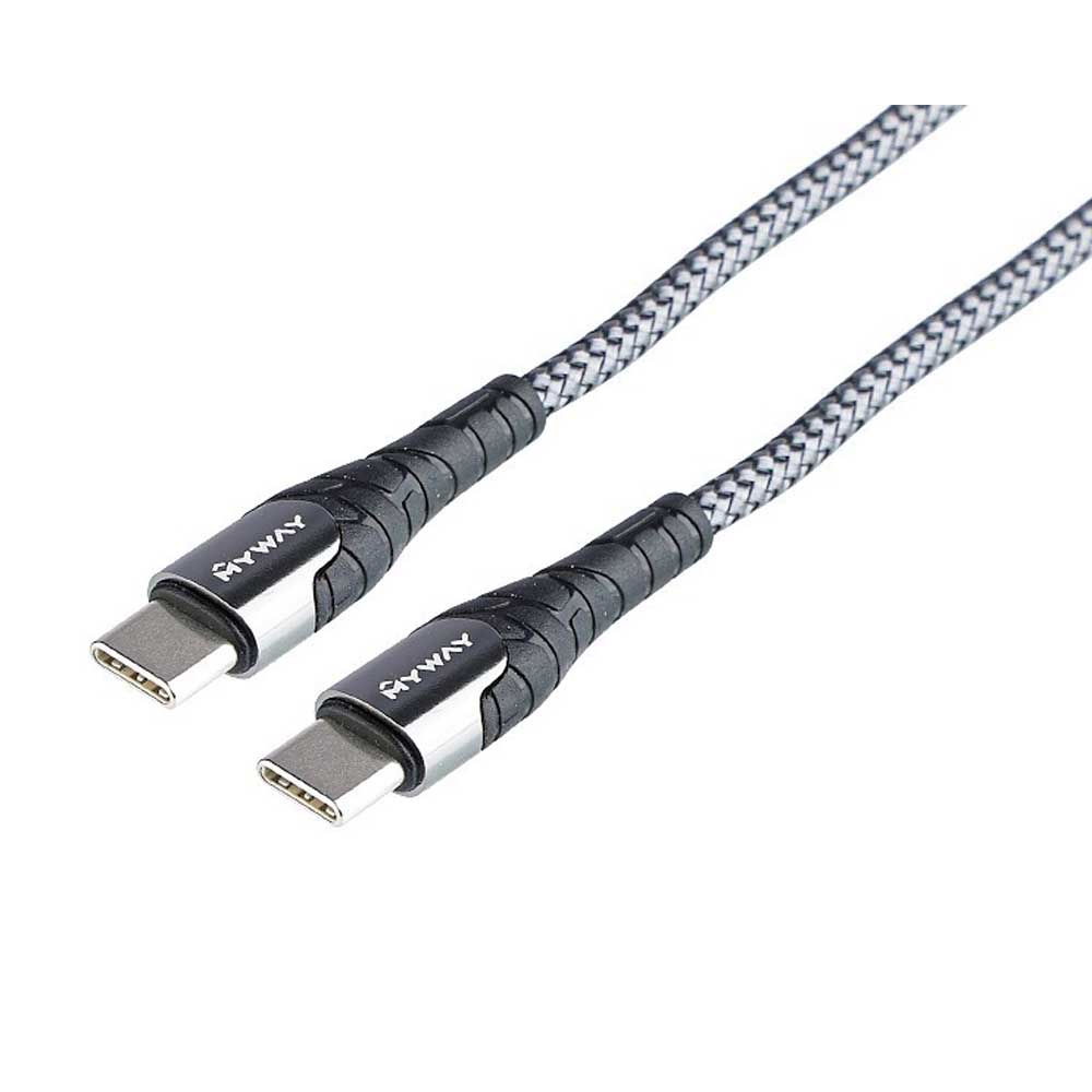 MYWAY gyorstöltő és szinkronizáló USB-C kábel, 200 cm-es hosszúsággal
