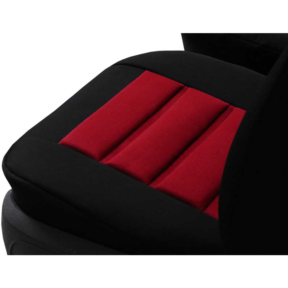 Performance Ergonomic univerzális vezetői üléshuzat piros színben, mustármaggal töltve, ergonomikus kialakítással