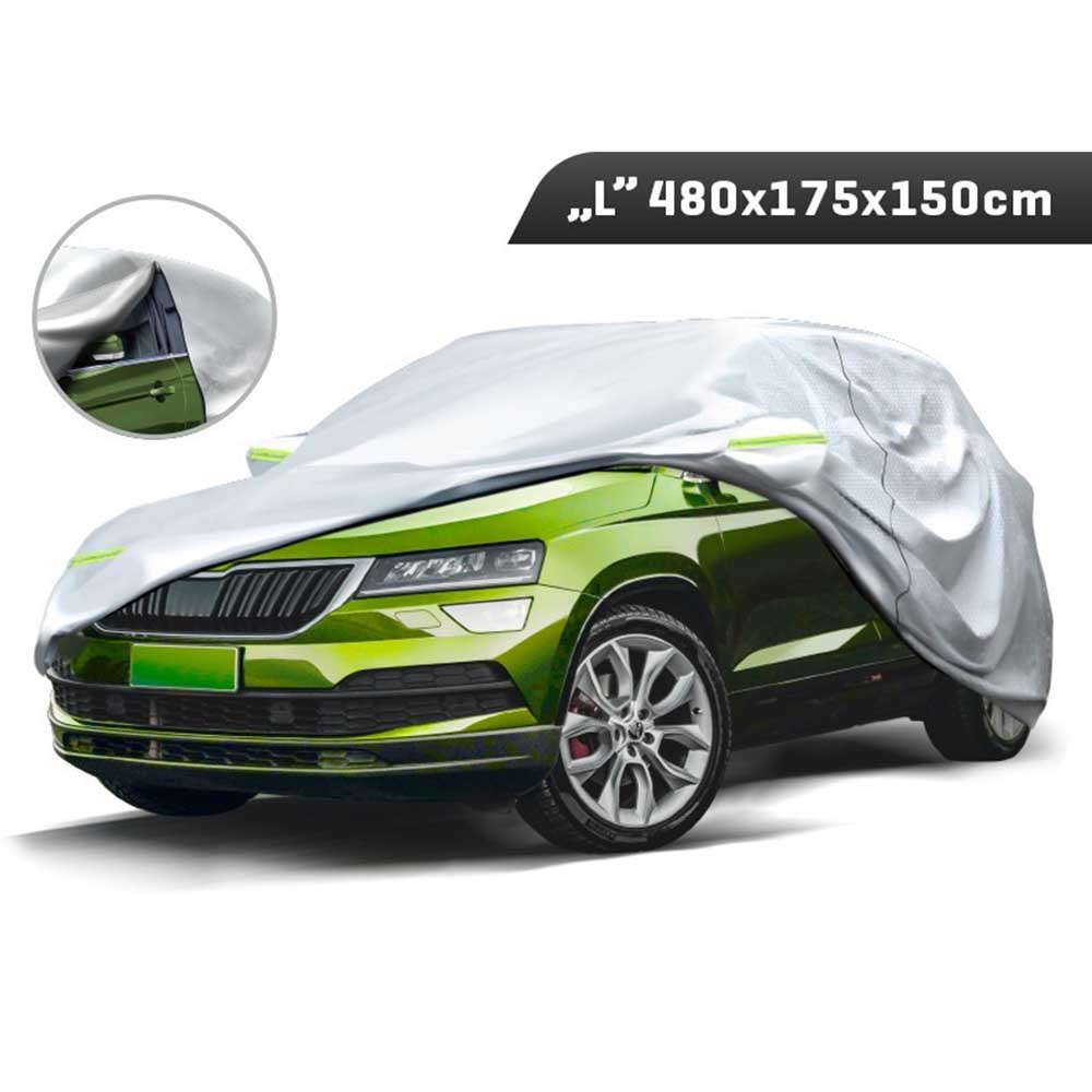 Autóvédő ponyva SUV L (480x175x150 cm) – 3 rétegű, fényvisszaverő elemekkel