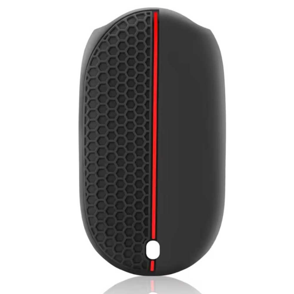 Mercedes 3 gombos szilikon tok - Fekete-piros