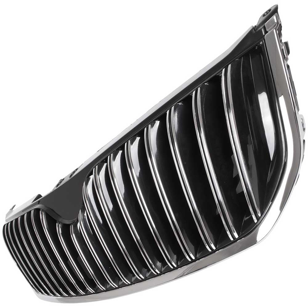 Skoda Superb II hűtőrács (fekete/króm – első, középső) 2008-2013