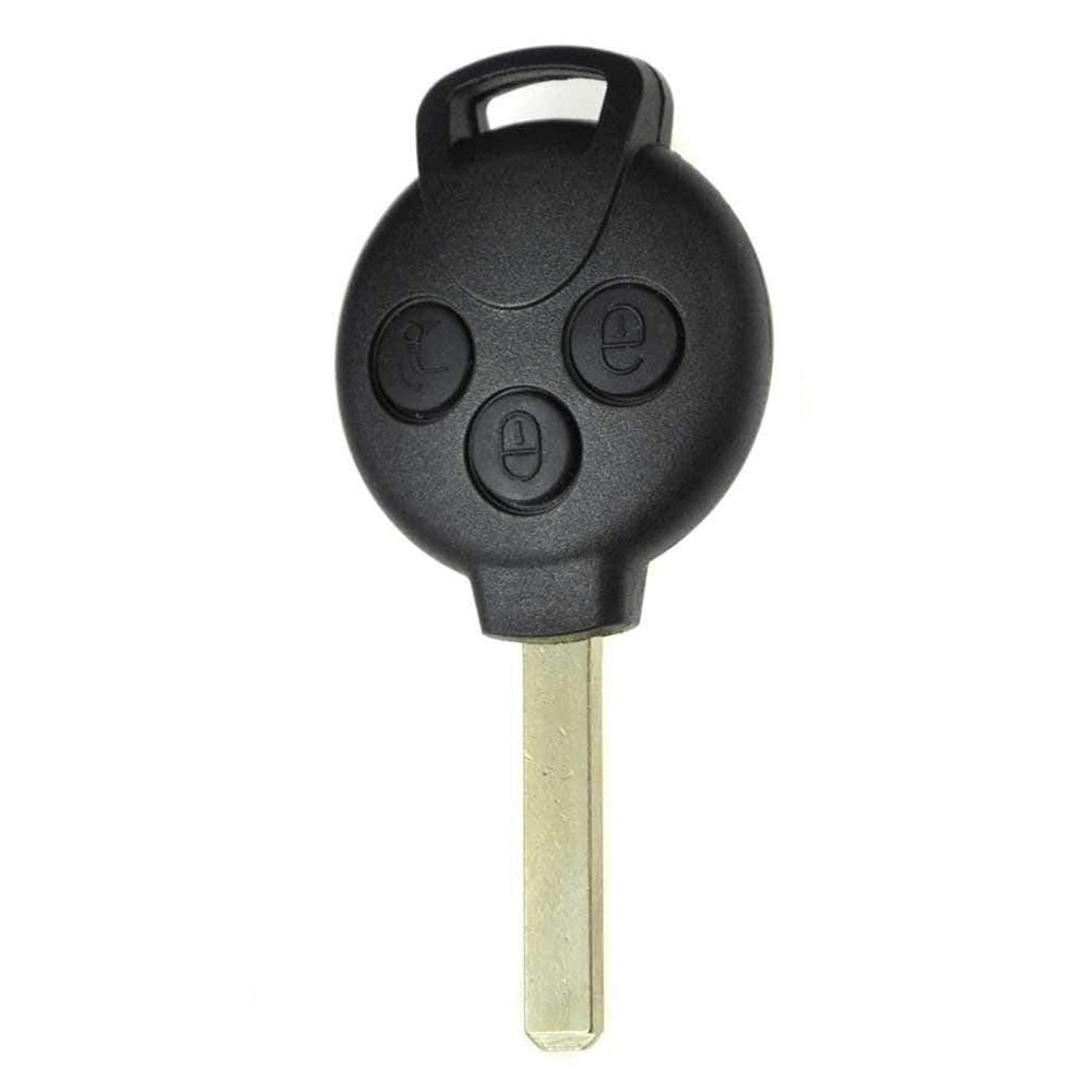 Fekete színű, 3 gombos Smart kulcs.