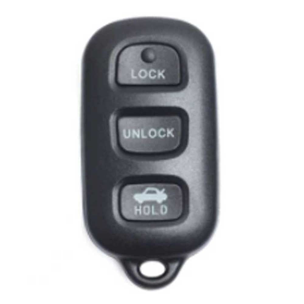 3 gombos Toyota távirányítós kulcsház, távirányító kulcs.