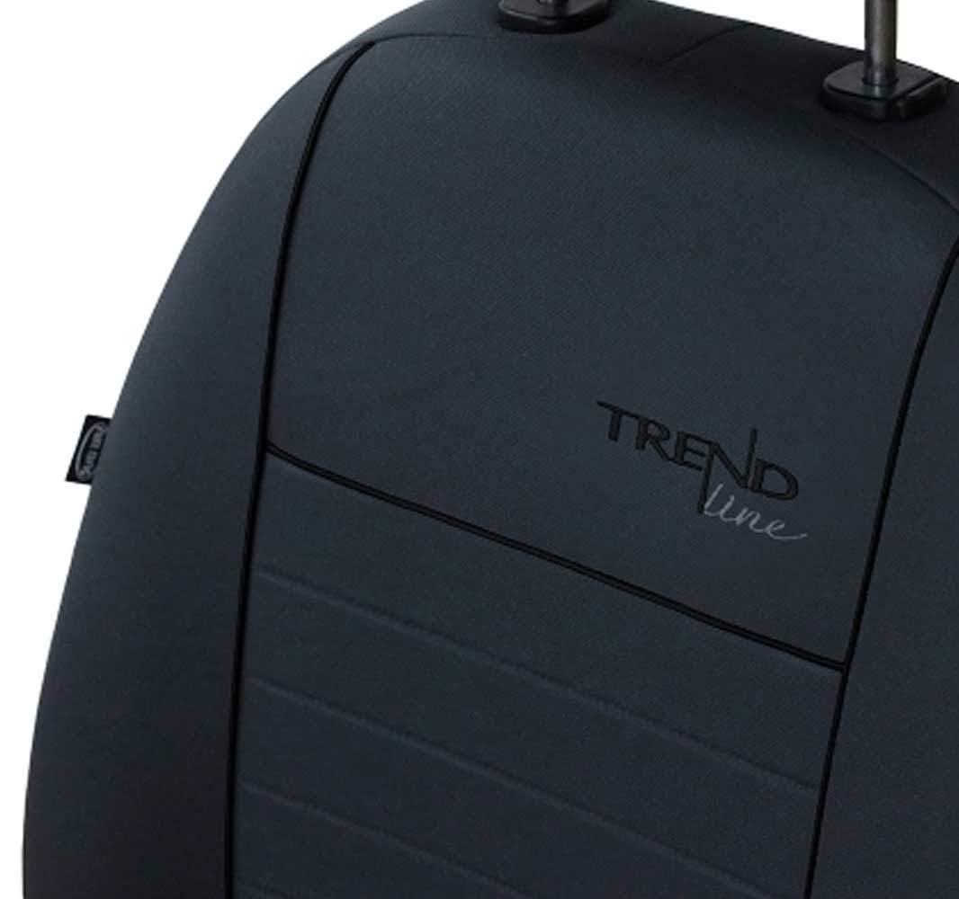 Univerzális Fekete üléshuzat Trend Line 1+1