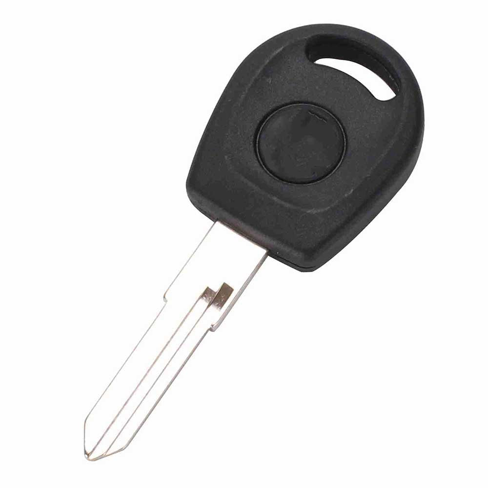 Fekete színű VW kulcs, kulcsház.
