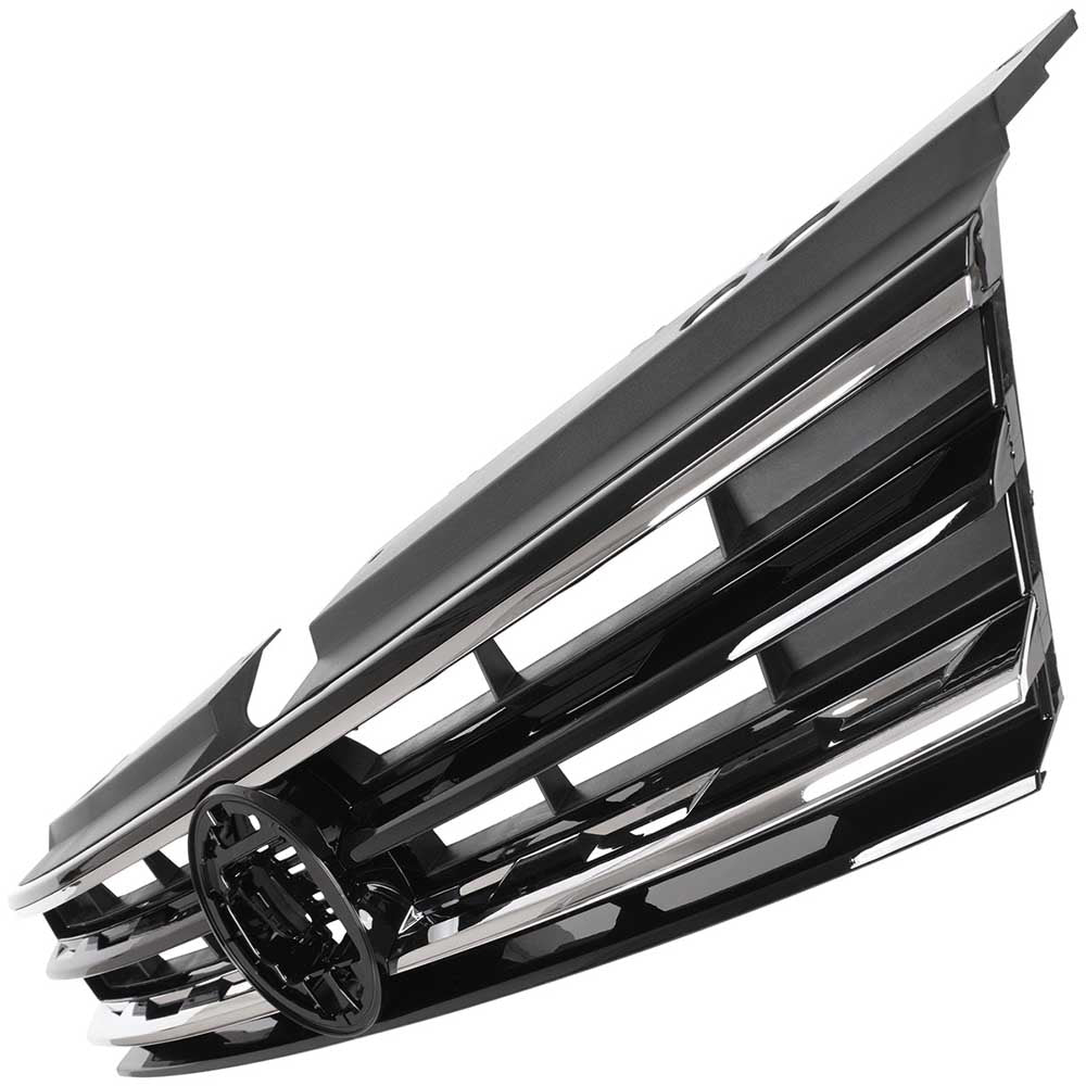 VW Tiguan Allspace hűtőrács (fekete/króm – első, középső) 2016-2020