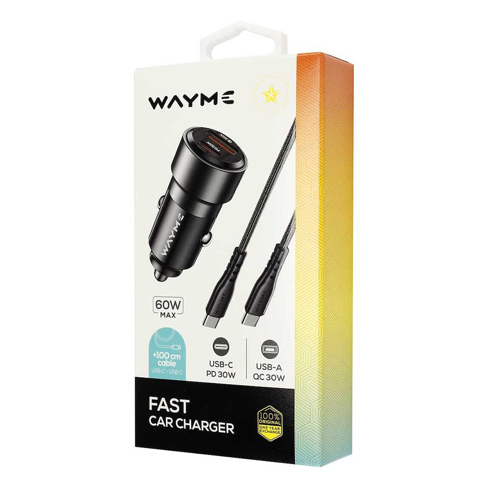 WAYME Autós USB-C Gyorstöltő