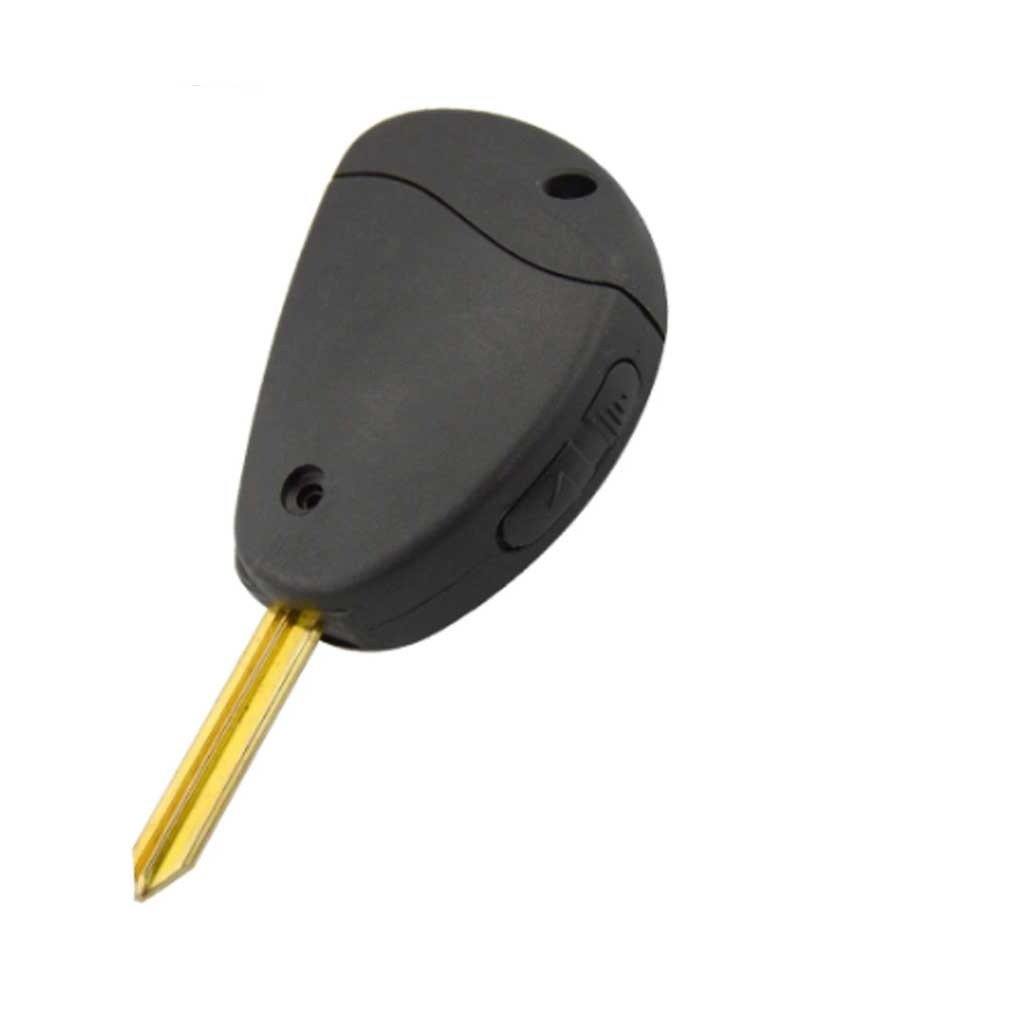 Fekete színű, 2 gombos Citroen kulcsház, bicskakulcs.