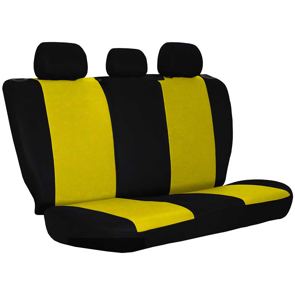 Classic Plus Univerzális üléshuzat szövet anyagból sárga színben