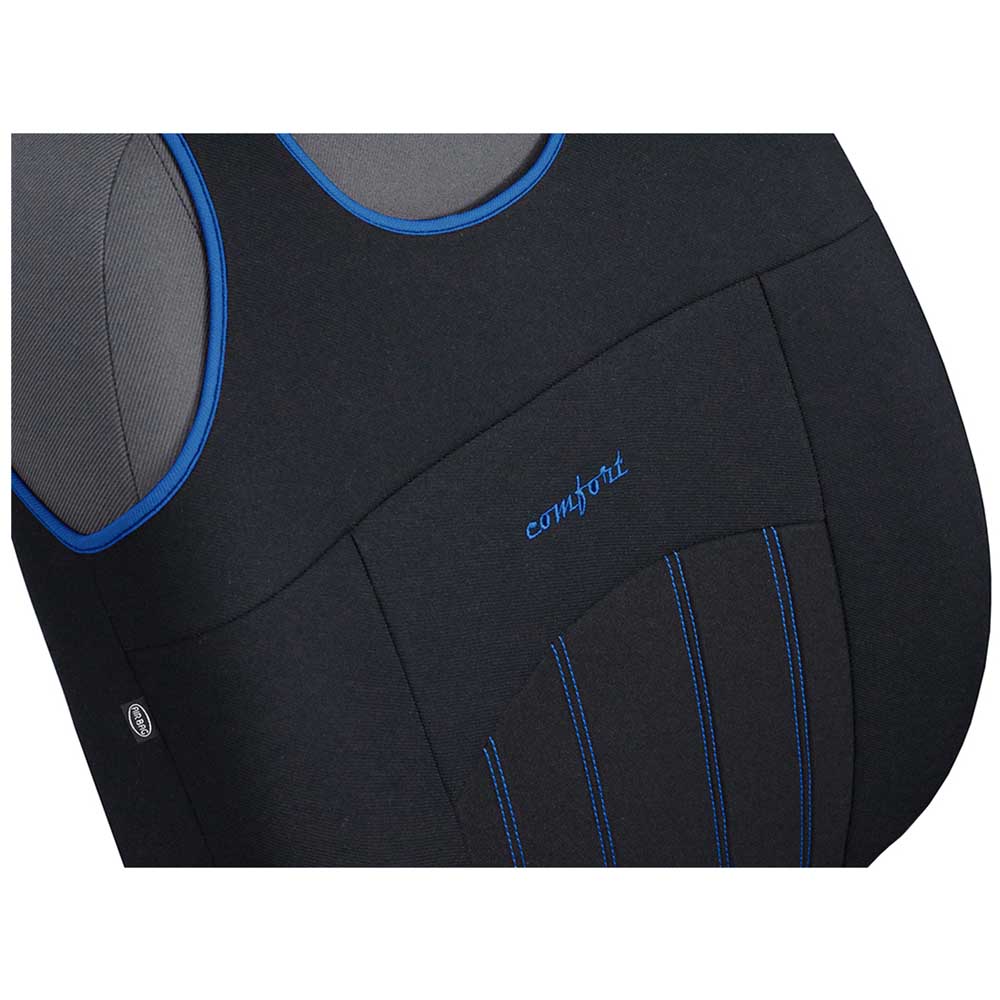 Comfort Univerzális trikó üléshuzat kék színben szövet anyagból