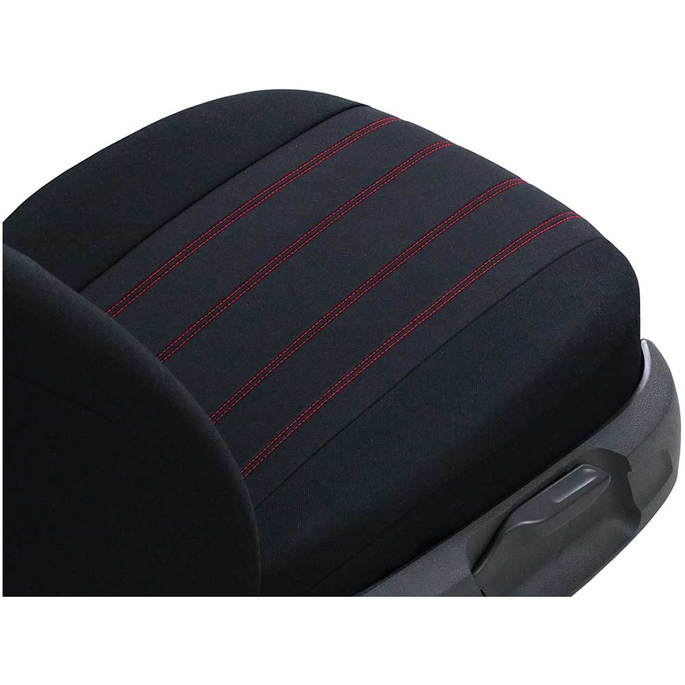 Comfort Univerzális trikó üléshuzat piros színben szövet anyagból