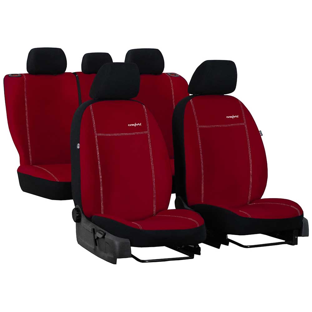 Comfort Univerzális üléshuzat alcantara anyagból piros színben