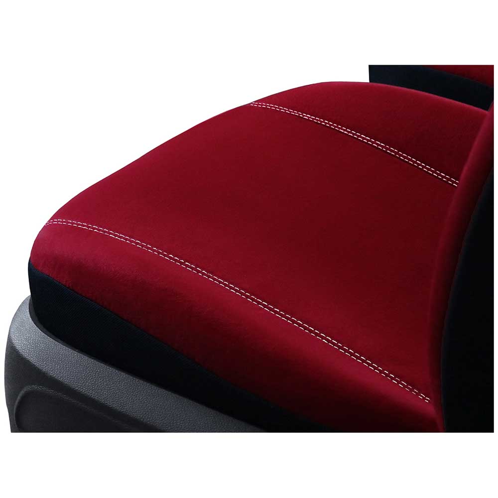 Comfort Univerzális üléshuzat alcantara anyagból piros színben