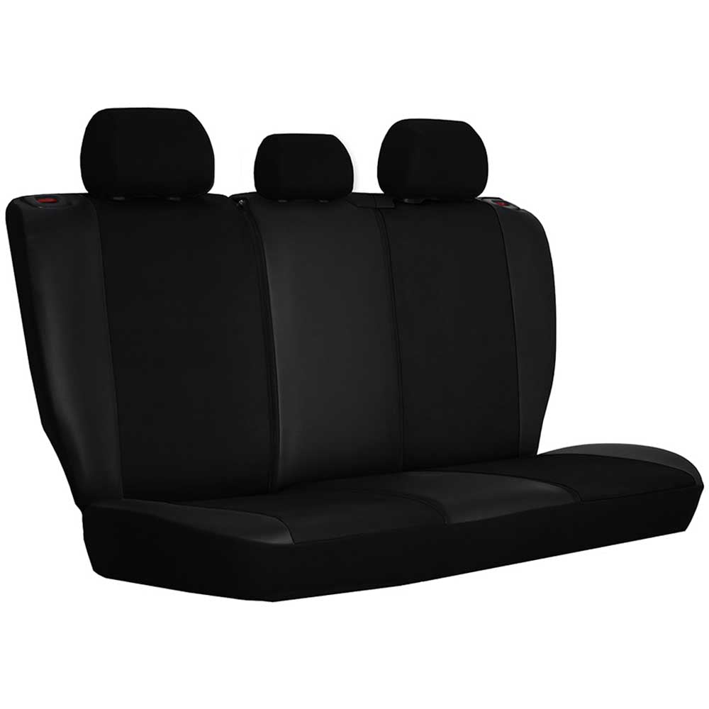 GT8 Univerzális üléshuzat alcantara és ökológiai bőr anyagokból fekete-fehér színben
