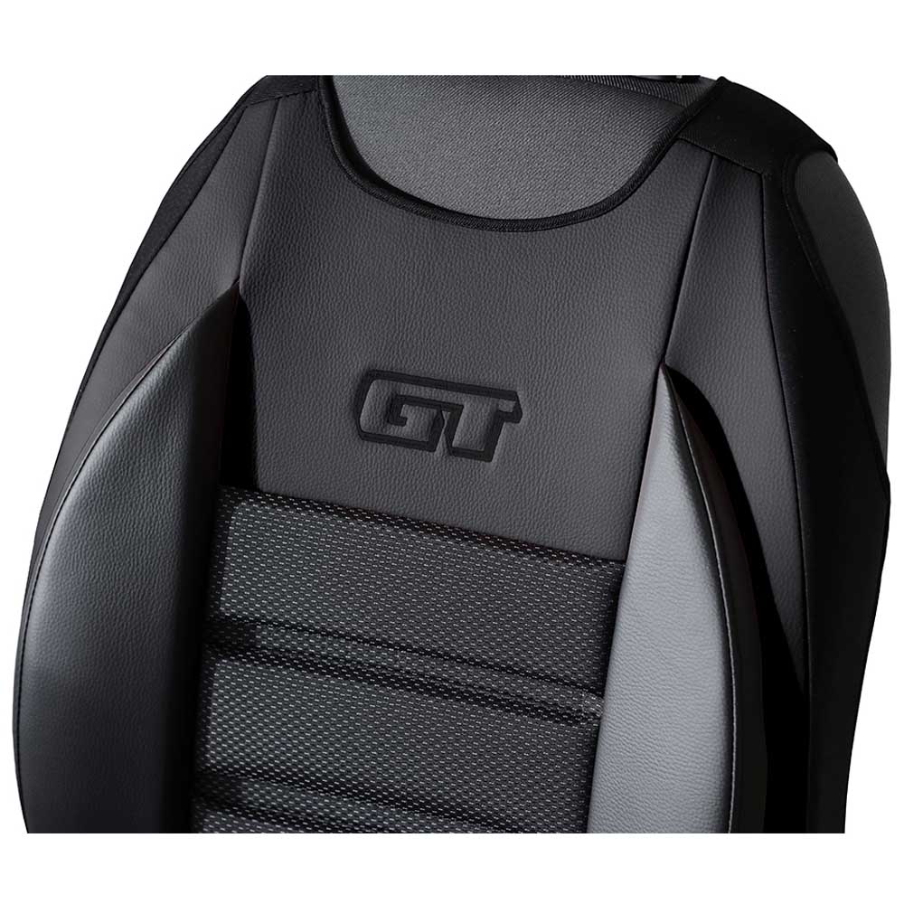 GT Ergonomic vezetői üléshuzat fekete színben bőrből