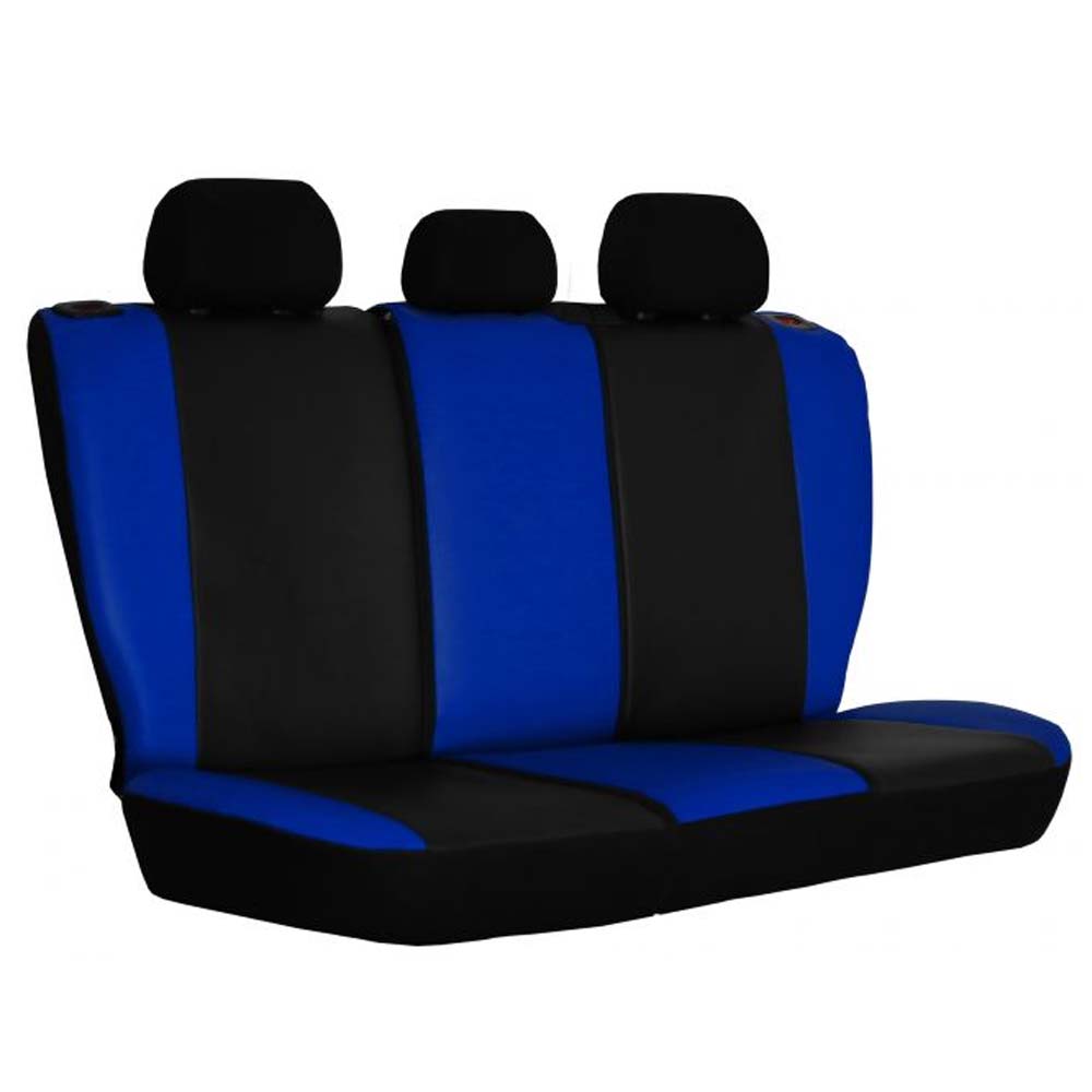ROAD Univerzális üléshuzat kék színben, bőr anyagból