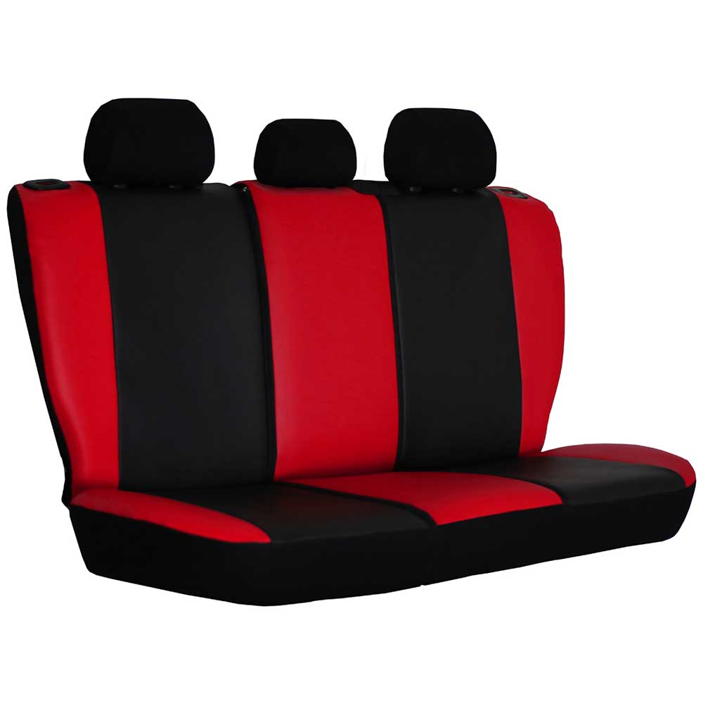 Road Univertális üléshuzat piros színben bőrből