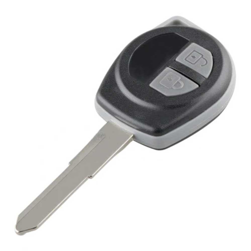 Fekete, szürke színű 2 gombos Suzuki kulcs