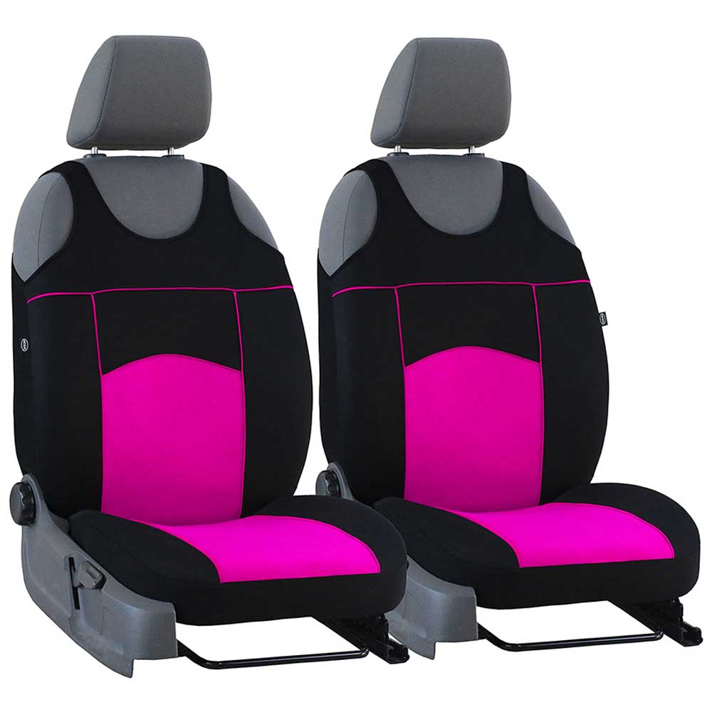 Tuning 100% 1+1 Univerzális rózsaszín trikó üléshuzat velúr és szövet anyagokból
