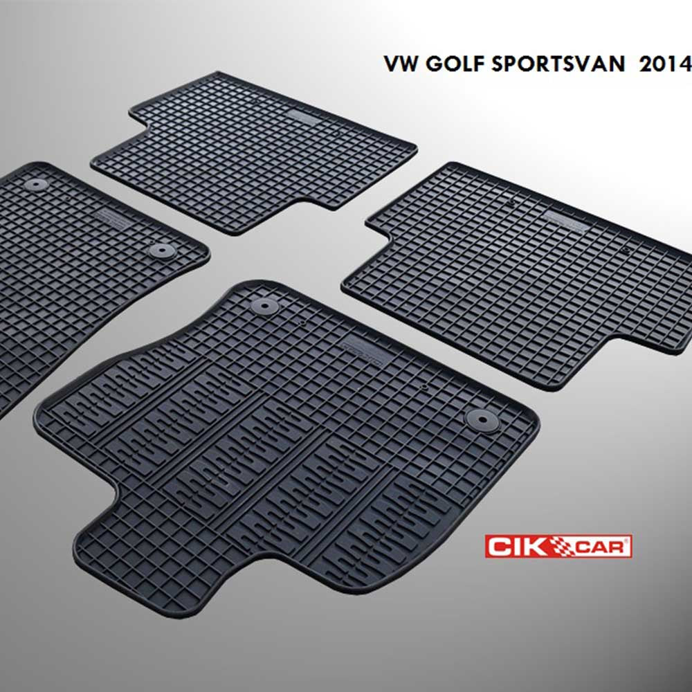 VW Golf Sportsvan gumiszőnyeg 2014-