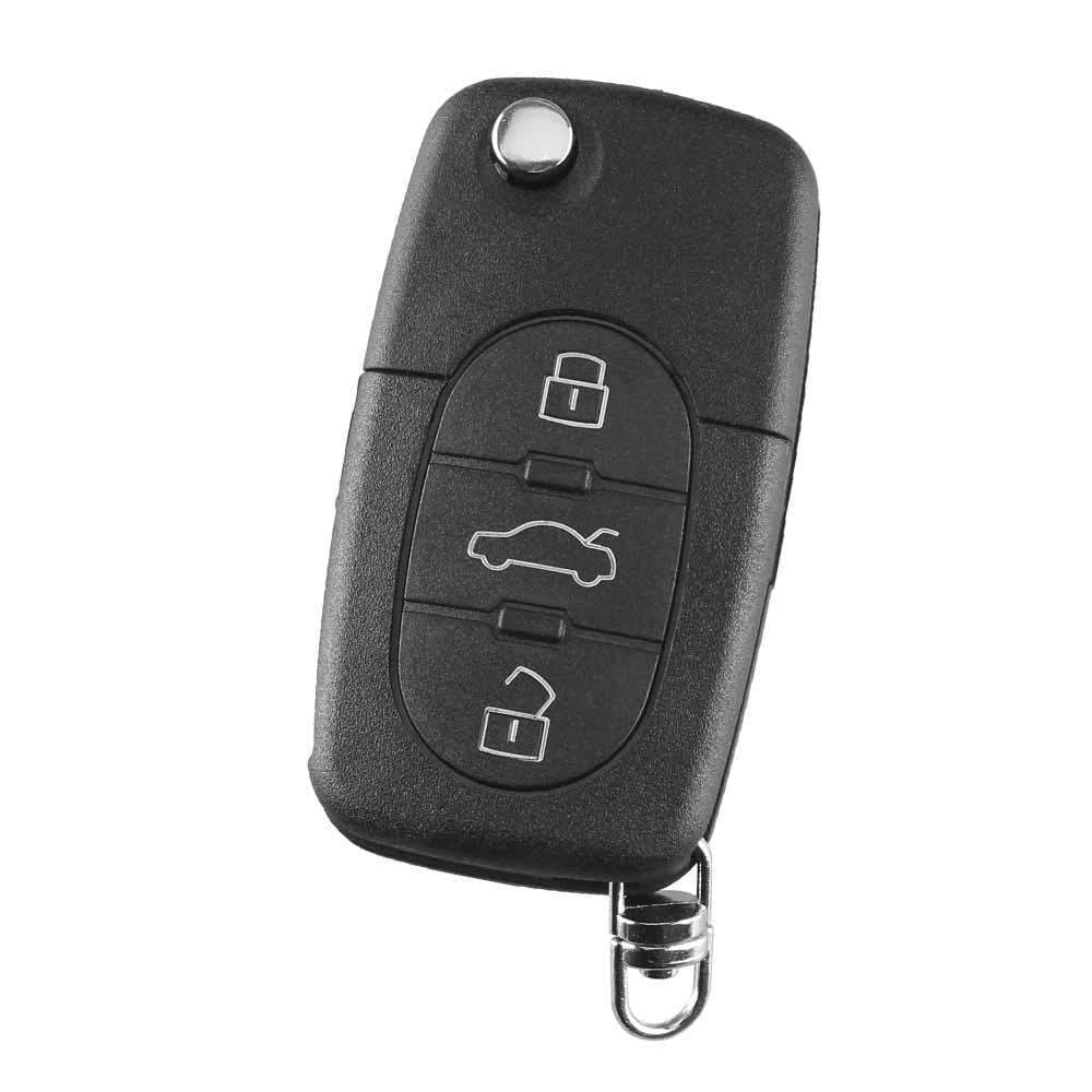 Audi 3 gombos bicskakulcs, kulcs, kulcsház