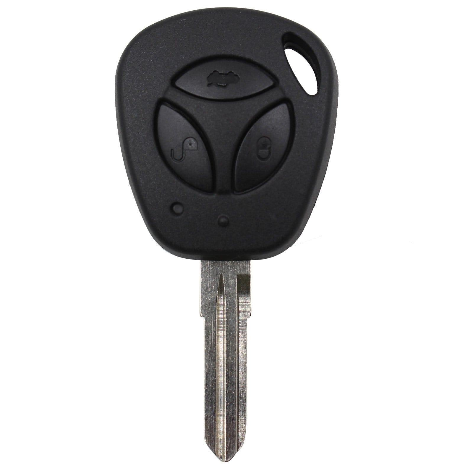 Fekete színű, Lada 3 gombos kulcs, kulcsház.