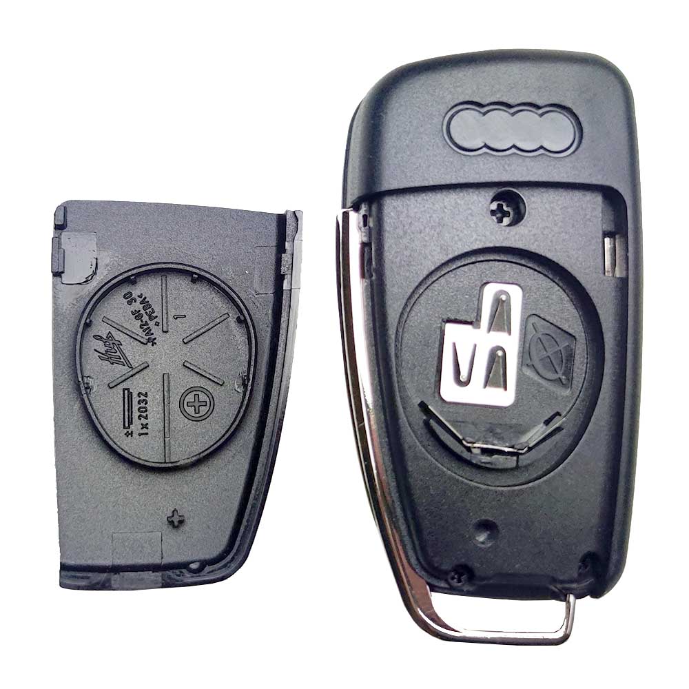 Audi 3 gombos kulcs, kulcsház belseje