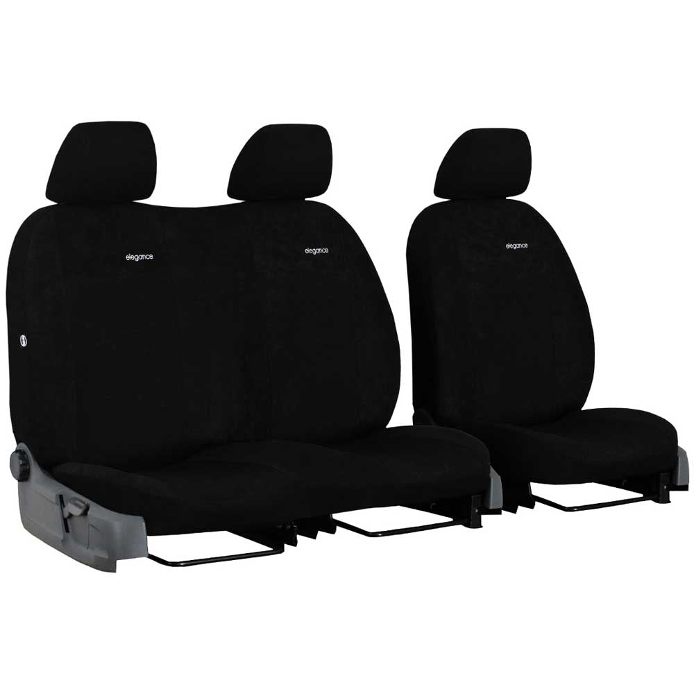 Isuzu N35 (3 személyes) üléshuzat Elegance 2014- fekete színben