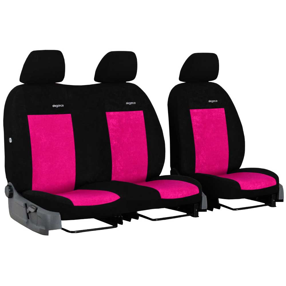 Isuzu N35 (3 személyes) üléshuzat Elegance 2014- pink színben