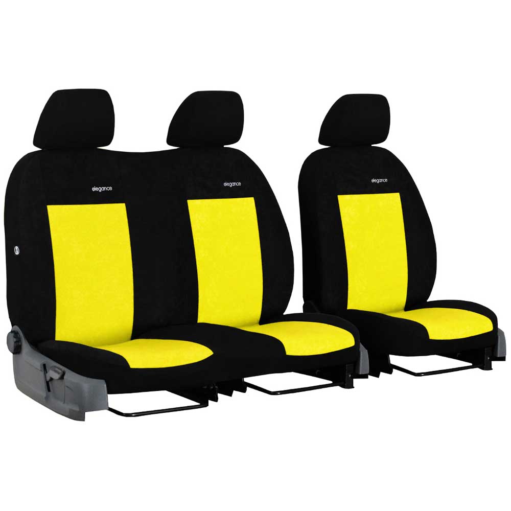 Isuzu N35 (3 személyes) üléshuzat Elegance 2014- sárga színben