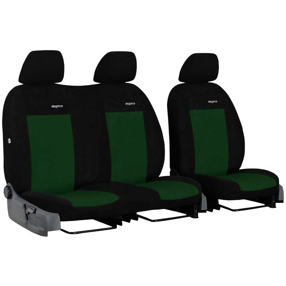 Isuzu L35 (3 személyes) üléshuzat Elegance 2014- zöld színben