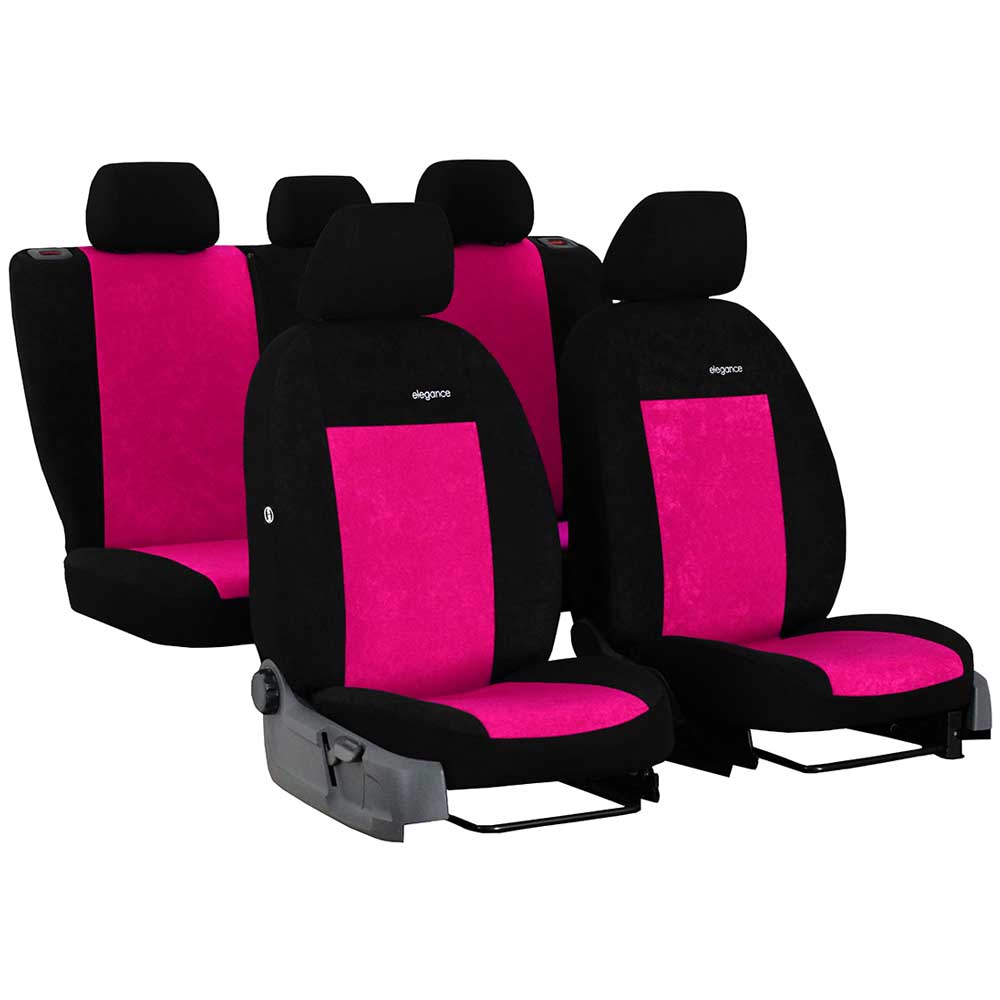 VW T5 (6 személyes) üléshuzat Elegance 2003-2015 pink színben
