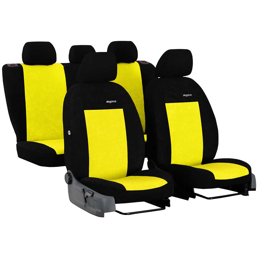 VW T6 (6 személyes) üléshuzat Elegance 2015- sárga színben