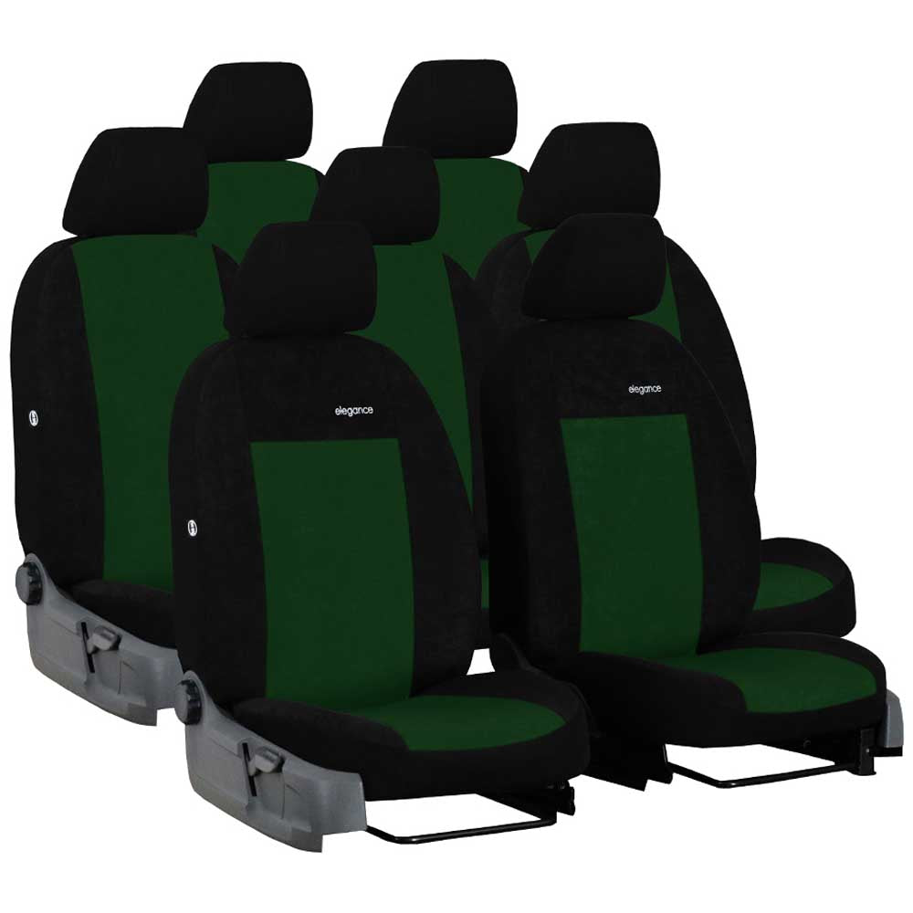 Citroen C8 (7 személyes) üléshuzat Elegance 2002-2014 zöld színben