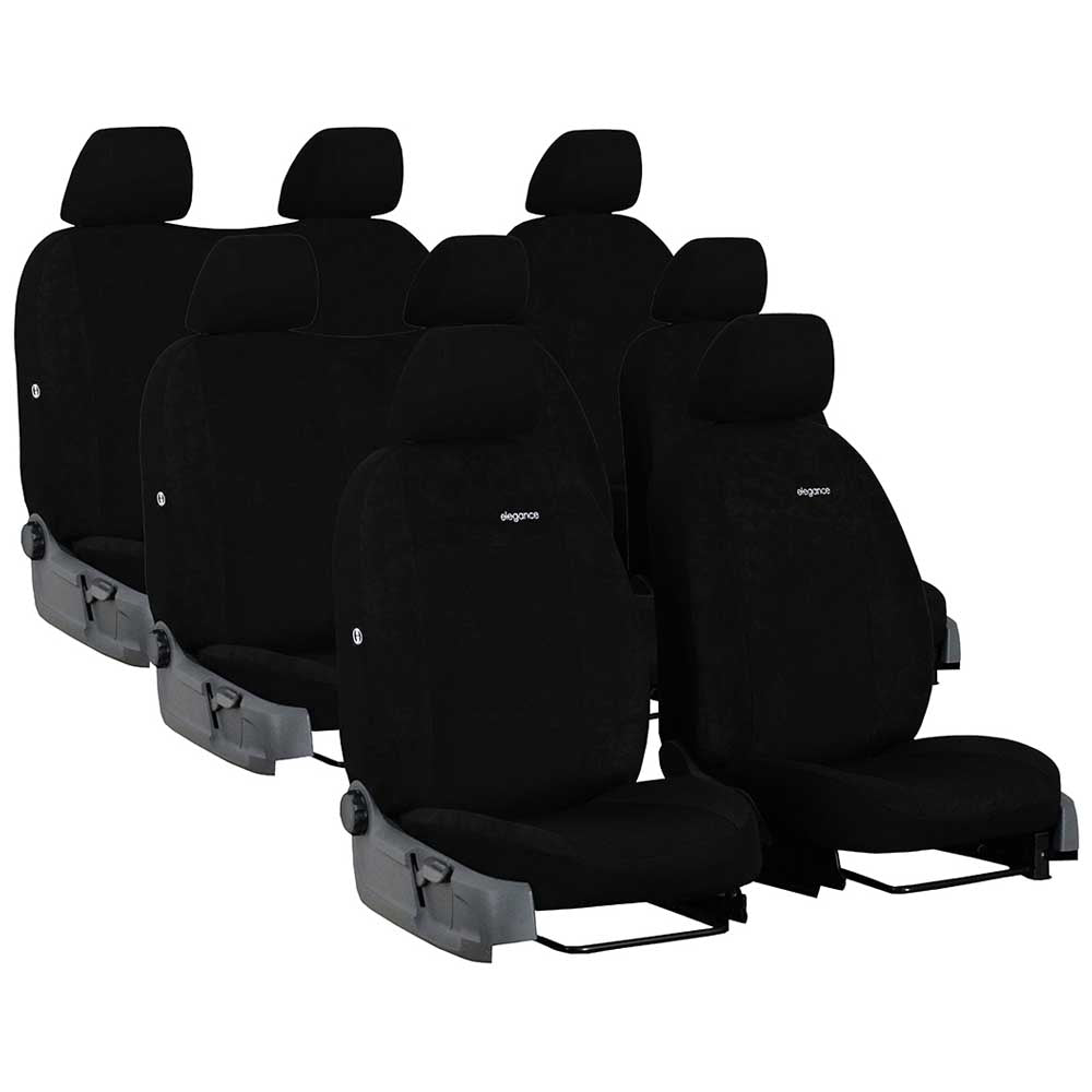 Ford Transit VII (8 személyes) üléshuzat Elegance 2014- fekete színben