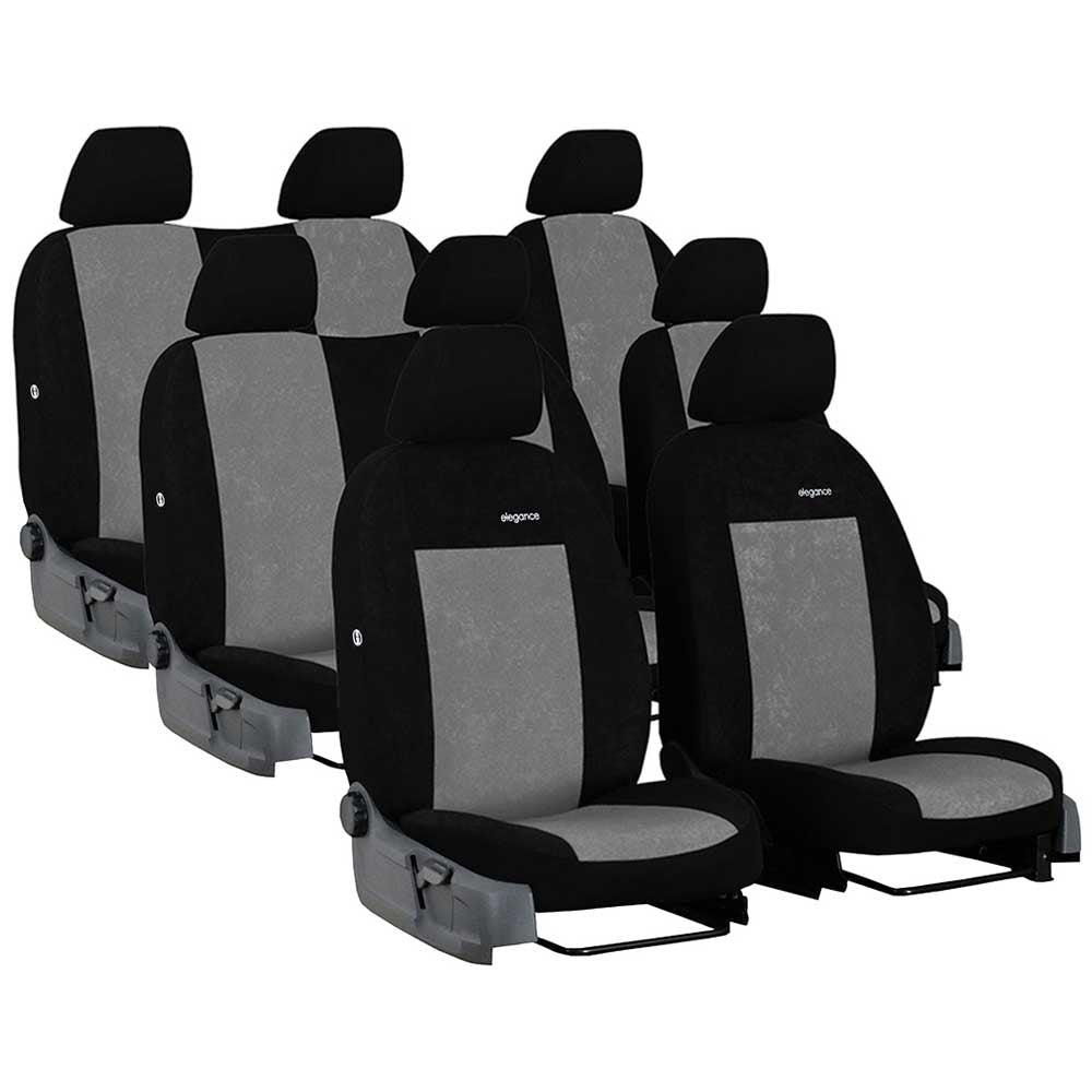 Ford Transit Custom VII (8 személyes) üléshuzat Elegance 2018- szürke színben