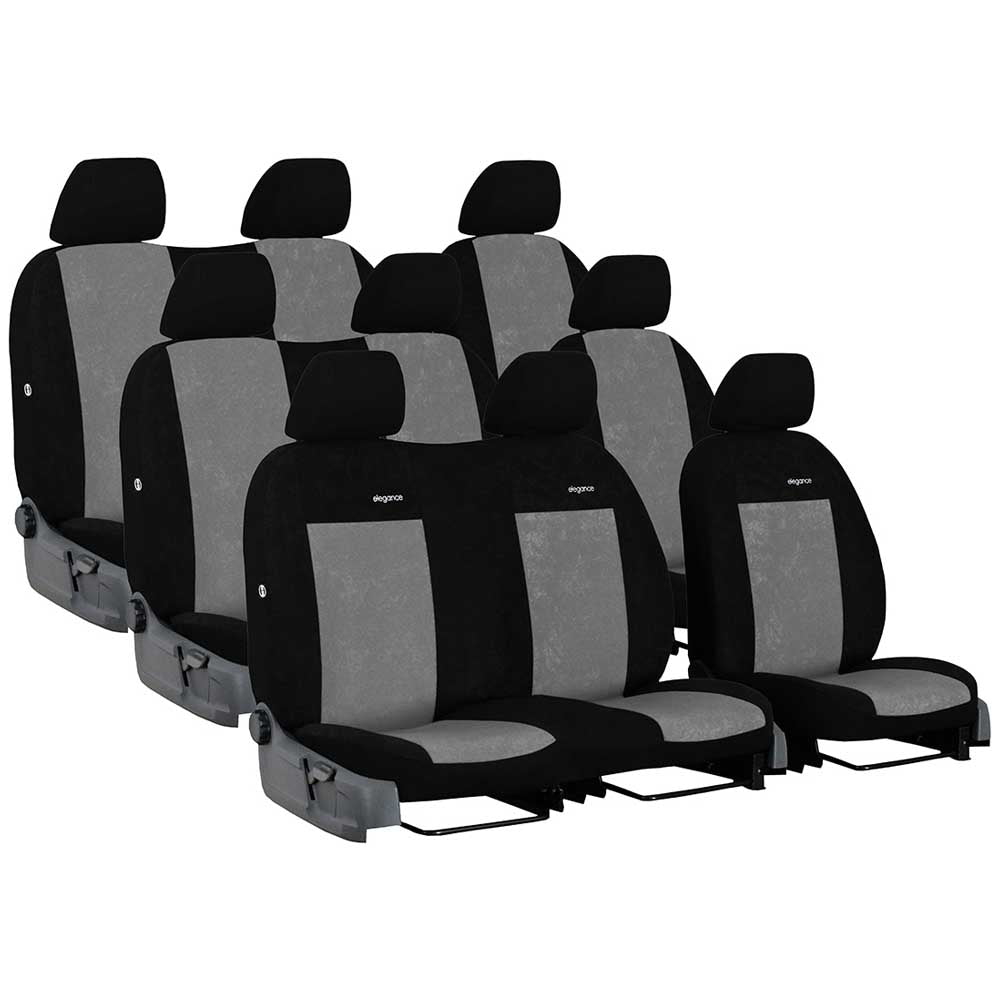 Ford Transit Custom (9 személyes) üléshuzat Elegance 2013-2018 szürke színben