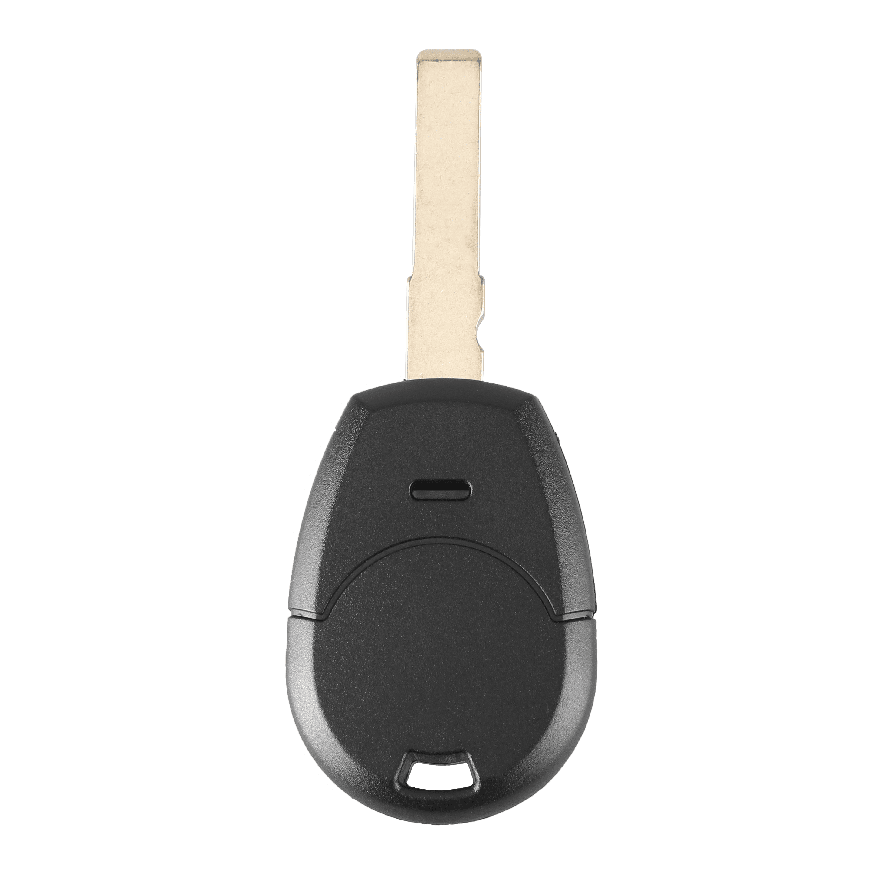 Fekete színű, 2 gombos Fiat kulcs, kulcsház.