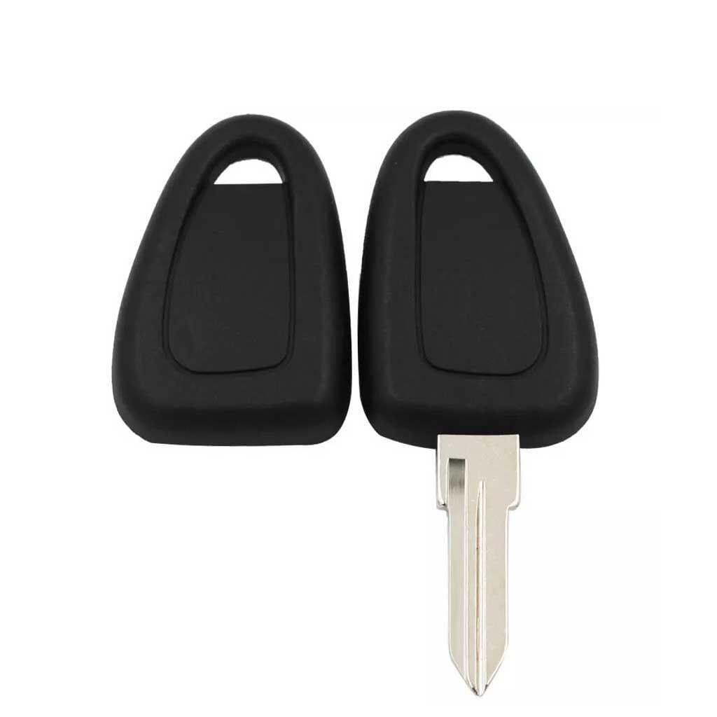 Fekete színű Fiat kulcs, kulcsház GT10 kulcsszárral.