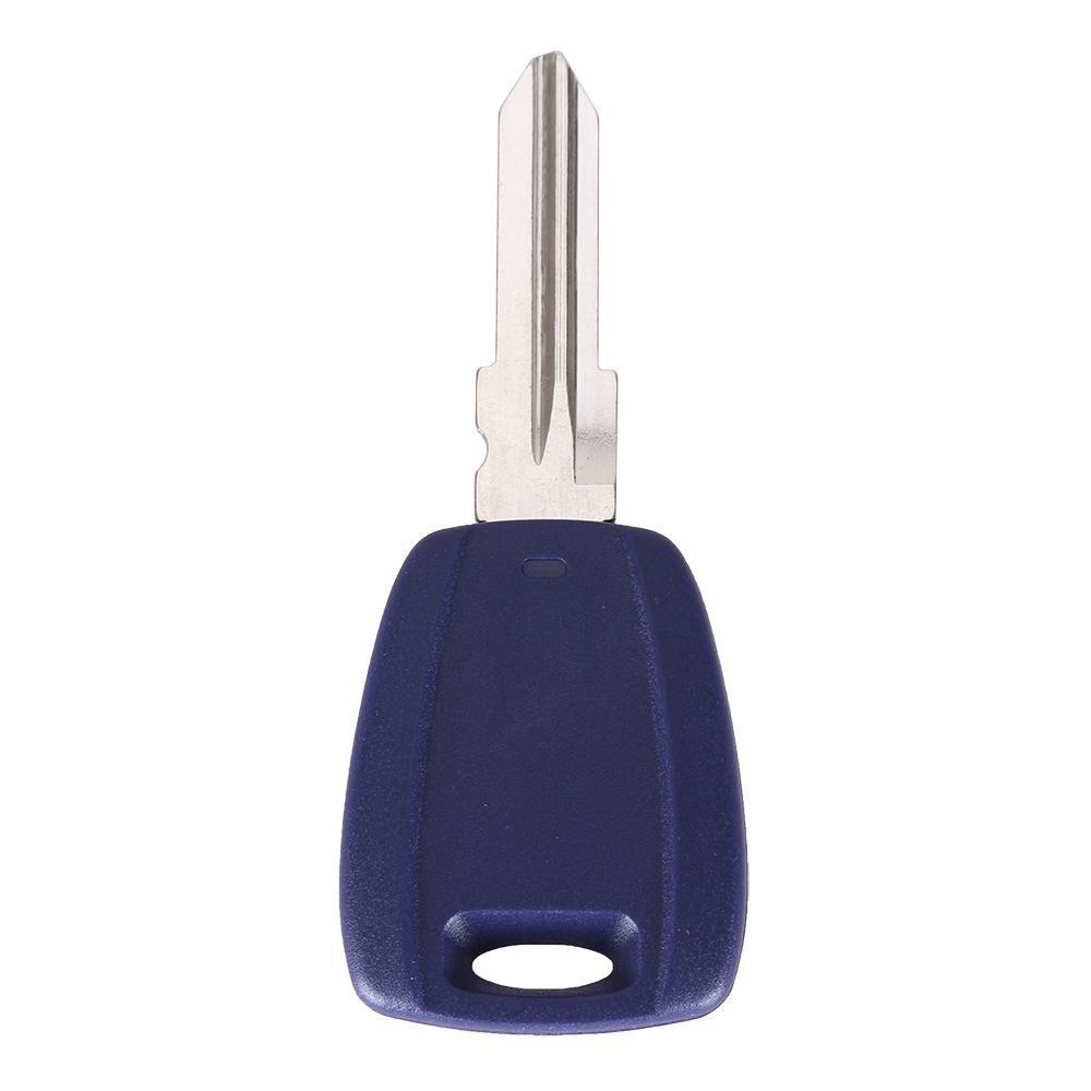Kék színű Fiat kulcs, kulcsház GT15R kulcsszárral.
