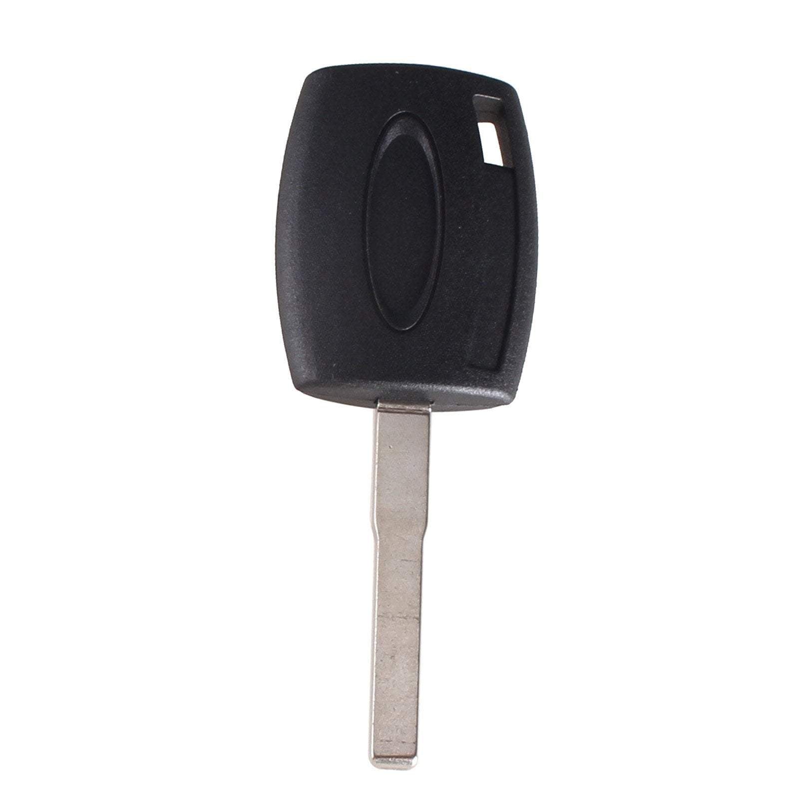 Fekete színű, gomb nélküli Ford kulcs, kulcsház. Nyers HU101 kulcsszárral.
