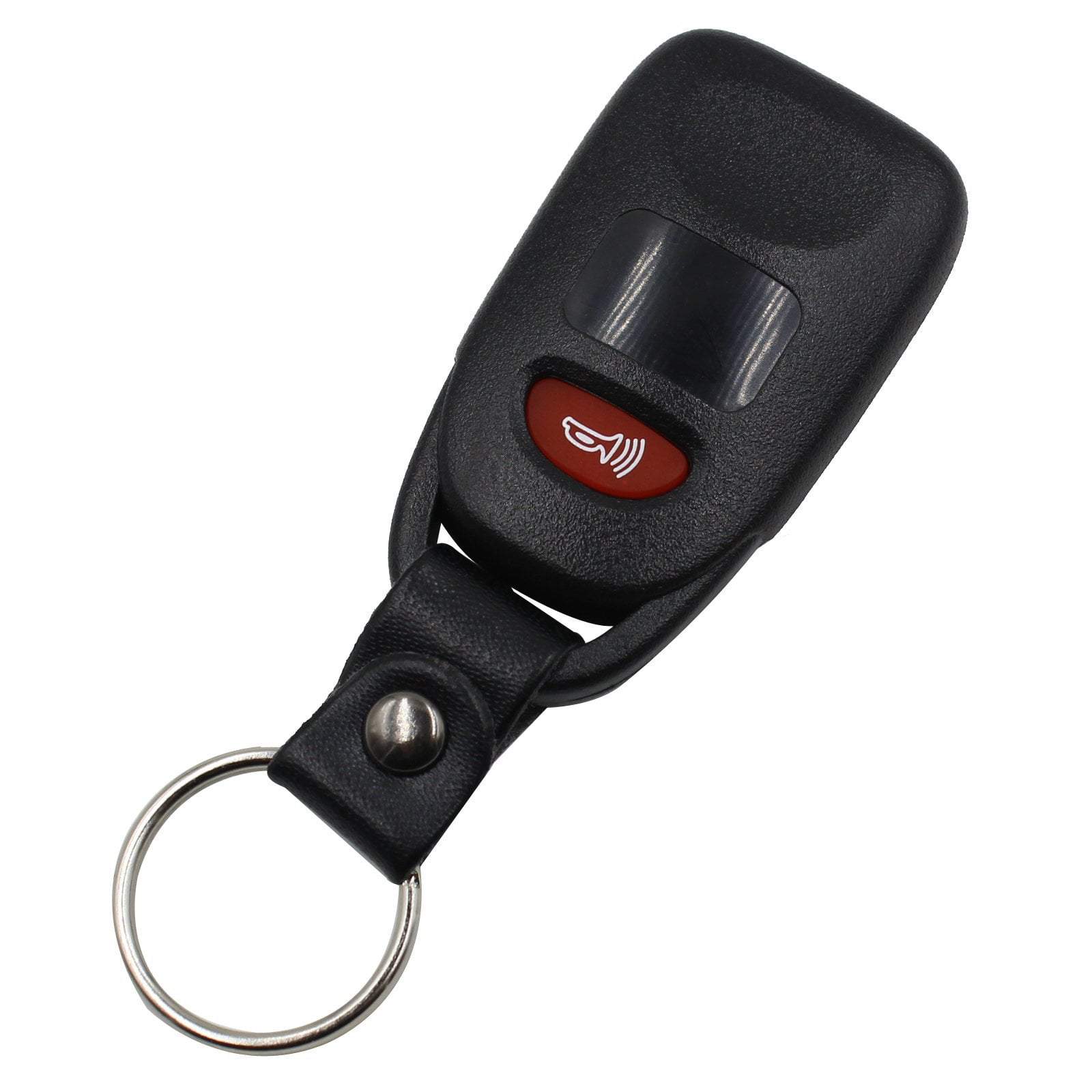 Fekete színű, Hyundai 3 gombos kulcs, kulcsház hátulja