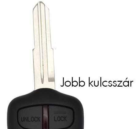 Mitsubishi kulcs 3 gombos kulcsház
