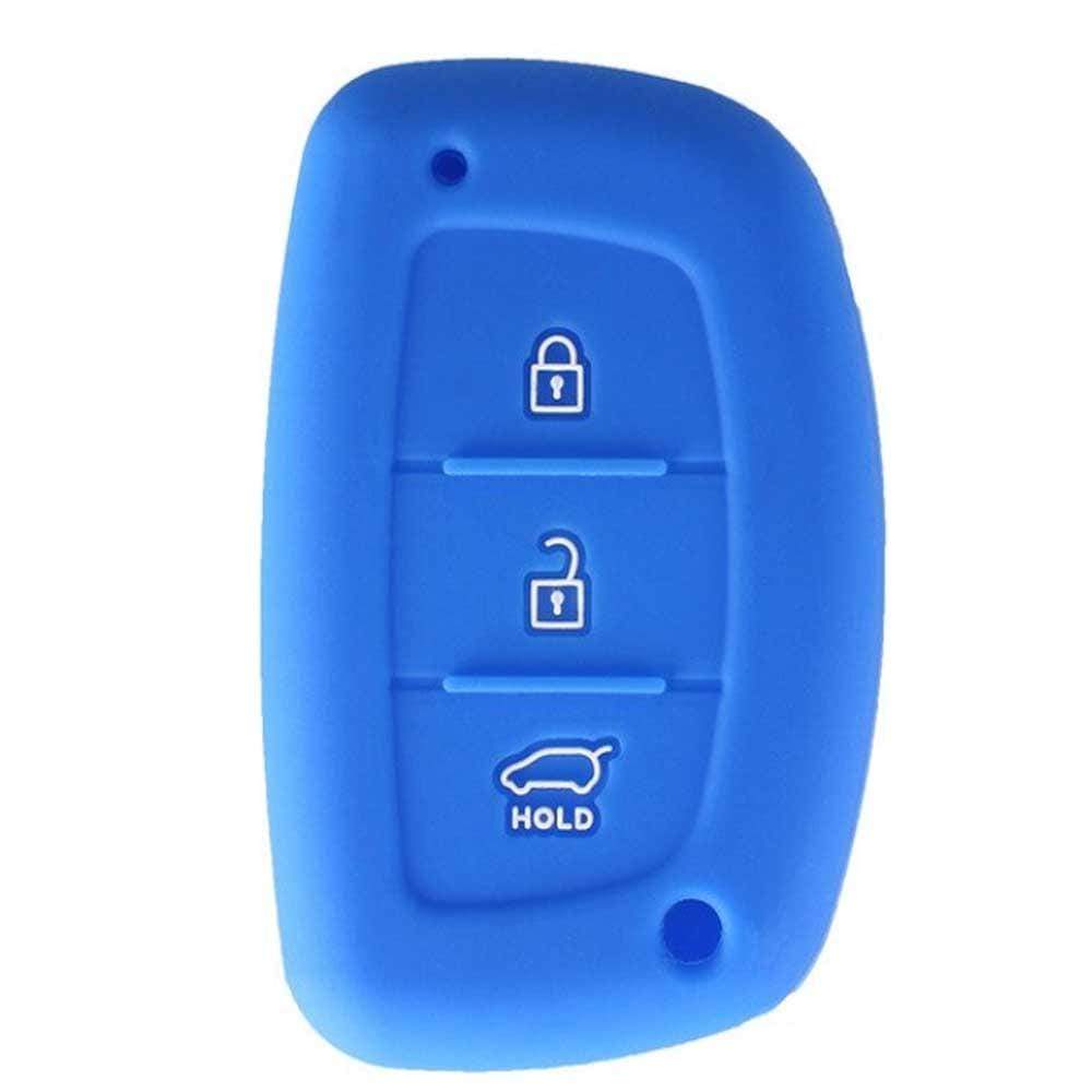 Hyundai kulcs szilikon tok kék