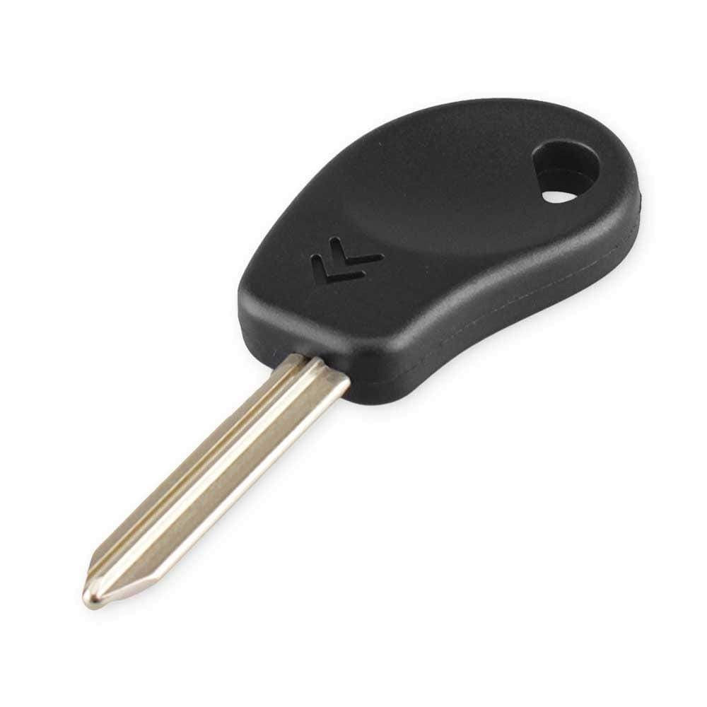 Fekete színű, gomb nélküli Citroen kulcs, kulcsház.