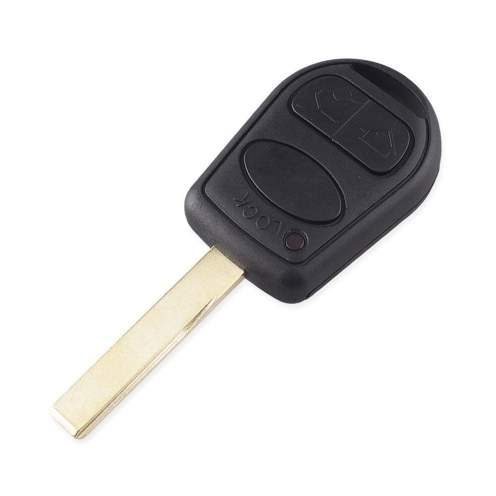 Fekete színű, Land Rover 3 gombos kulcs, kulcsház.
