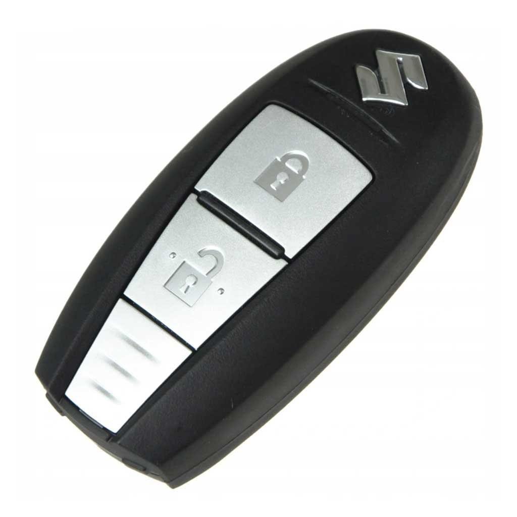 Fekete színű, 2 gombos Suzuki kulcs, kulcsház.
