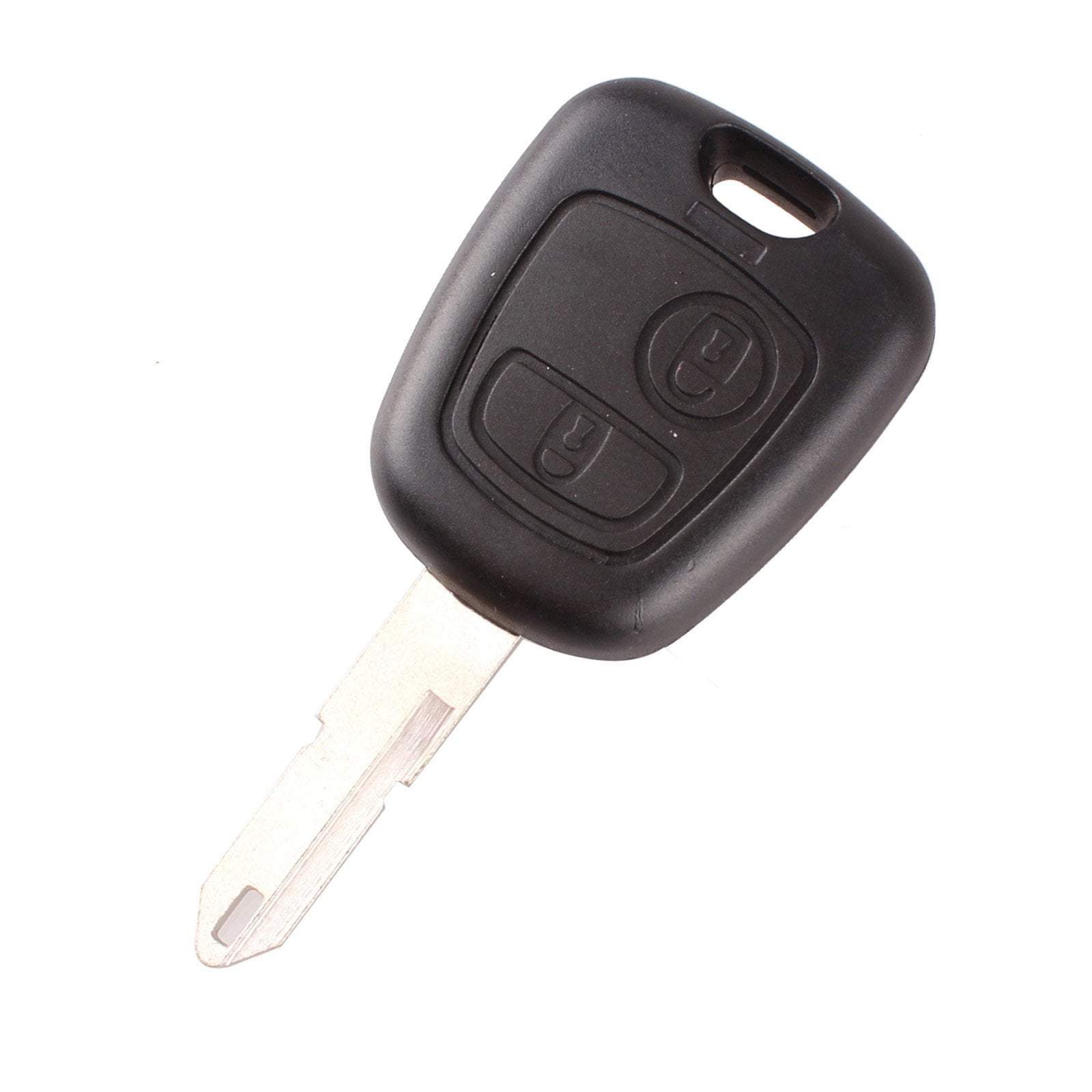 Peugeot kulcs 2 gombos HU84 kulcsszár